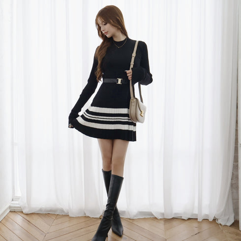 Bicolor rich dress